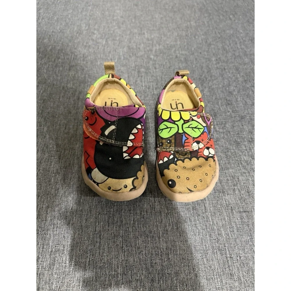 UIN Kids Toddler Cola Cola Vibrant Casual Slip On Shoes Sz 6.5